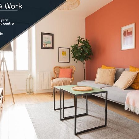 Chill And Work / Gare Tgv / Beau T2 Renove Apartment Rennes Ngoại thất bức ảnh